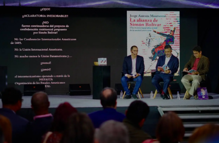 Jorge Arreaza presentó el libro «La alianza de Simón Bolívar» en la FILVEN 2022
