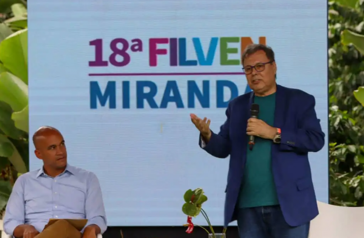 Felicitaron a poetas Rafael Cadenas y Gustavo Pereira desde la FILVEN Miranda