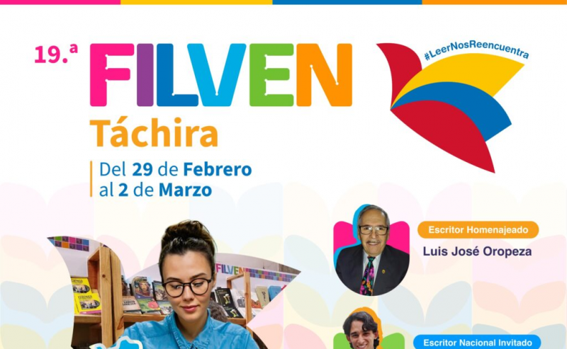 19.ª FILVEN Táchira se instalará en San Cristobal
